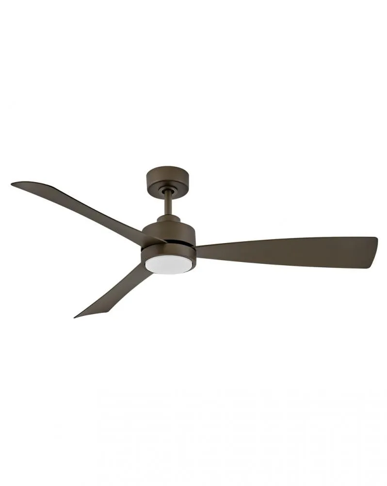 Iver Coastal Environment Outdoor Smart Fan - With Flush Mount Adapter - 56" Matte Bronze