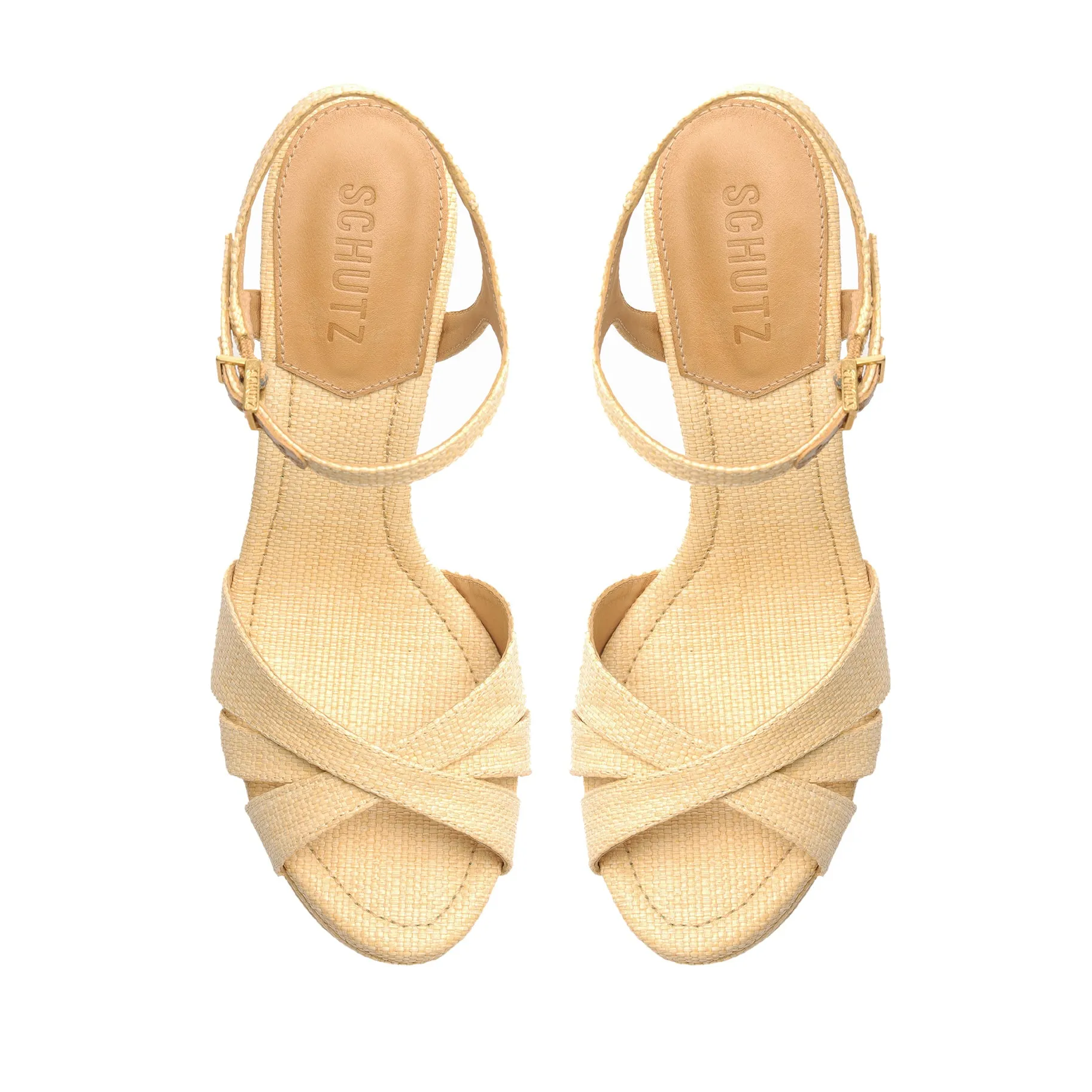 Keefa High Raffia Sandal