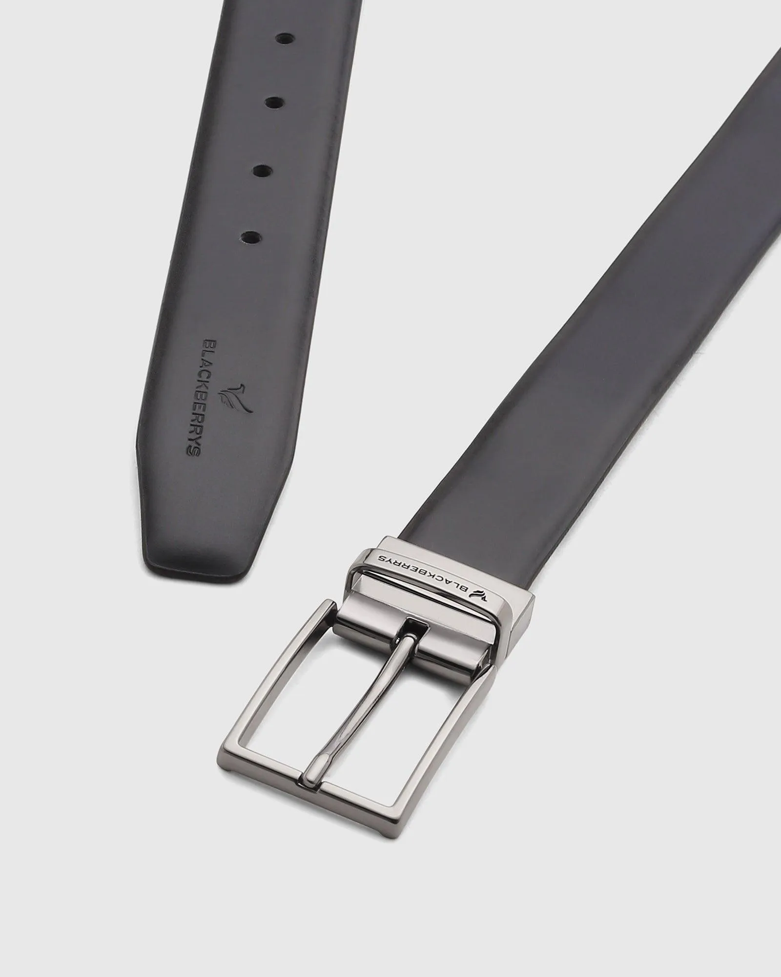 Leather Reversible Black & Tan Solid Belt - Siera