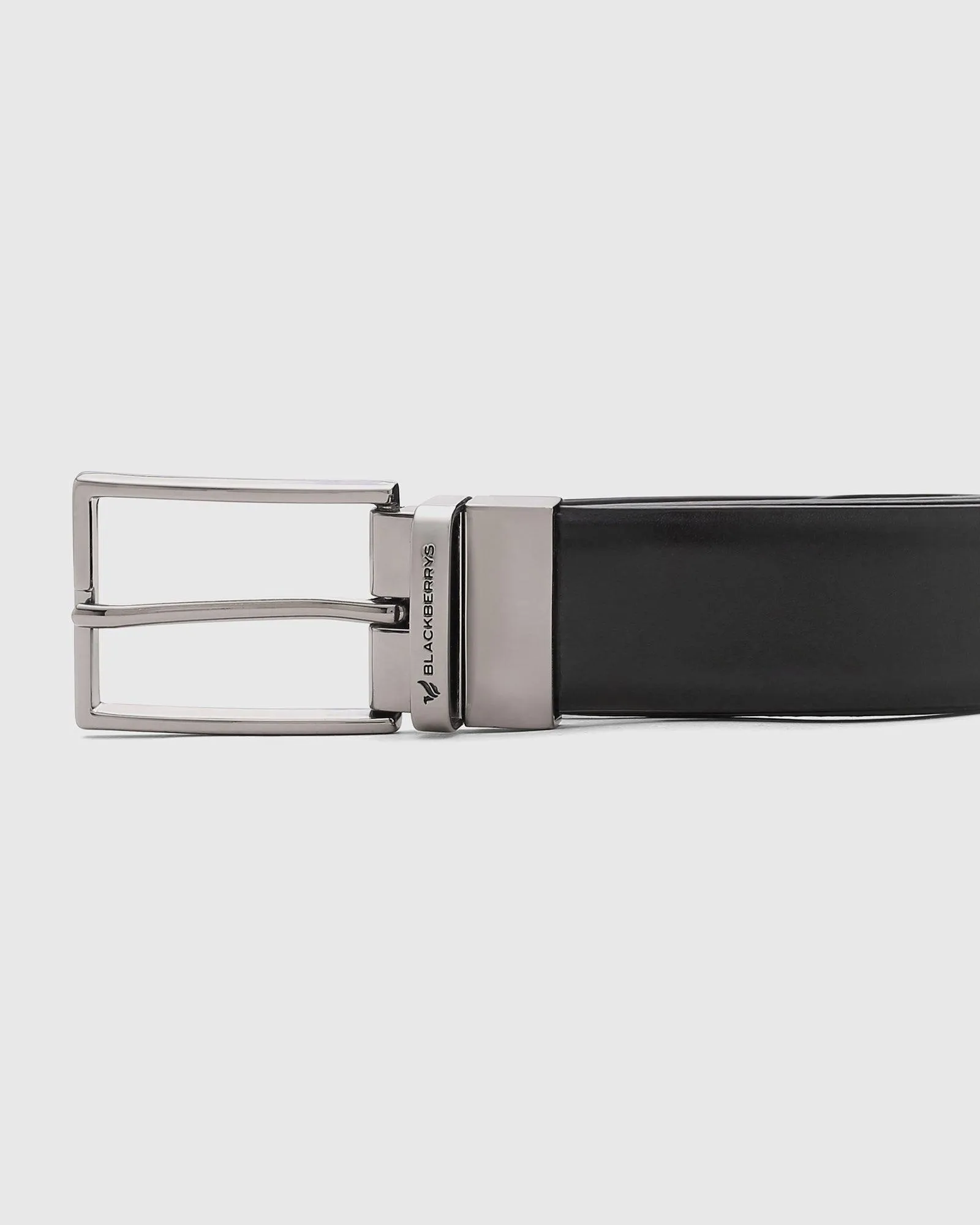 Leather Reversible Black & Tan Solid Belt - Siera