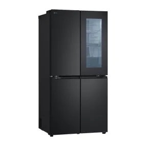 LG GC-V22FFQMB 4 Doors Fridge 431L French Door With Instaview Black Steel