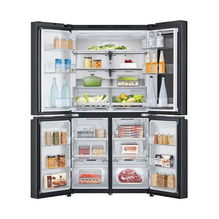 LG GC-V24FFCHB 4 Doors Fridge 601L French Door With Instaview Matte Black