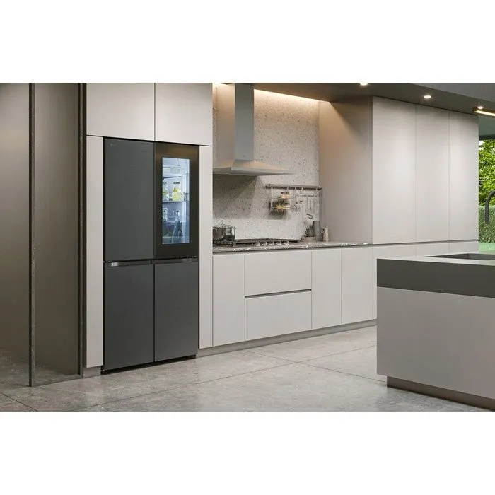 LG GC-V24FFCHB 4 Doors Fridge 601L French Door With Instaview Matte Black