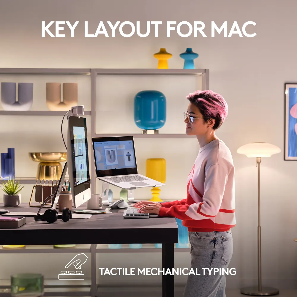 Logitech Mx Mechanical Mini For Mac Palegrey Tactile