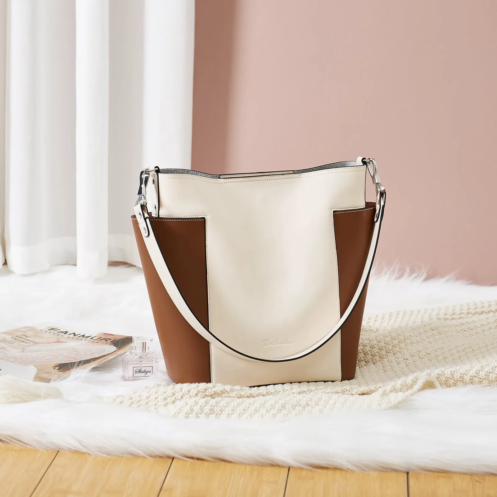 Lotty Functional and Fashionable Buttery Soft Leather Hobo Bag