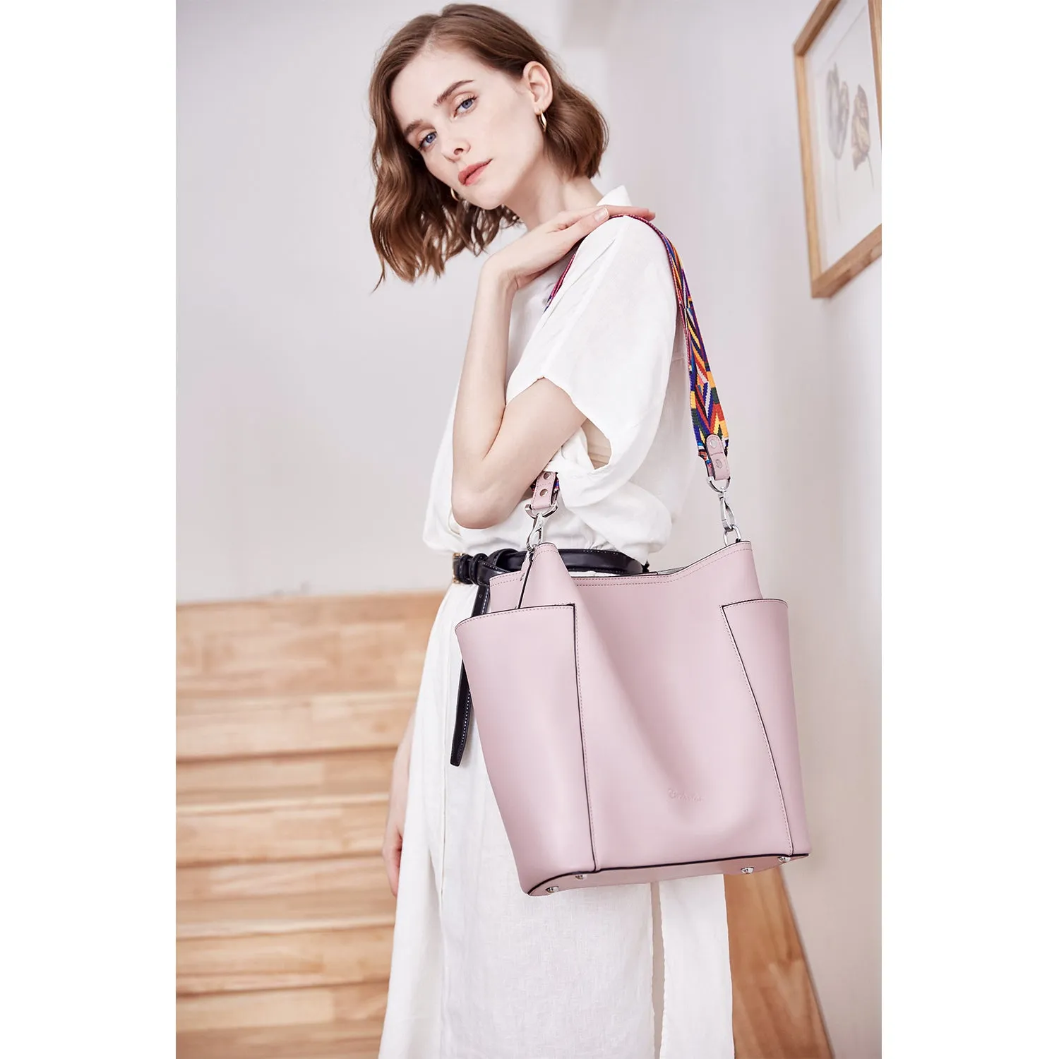 Lotty Functional and Fashionable Buttery Soft Leather Hobo Bag