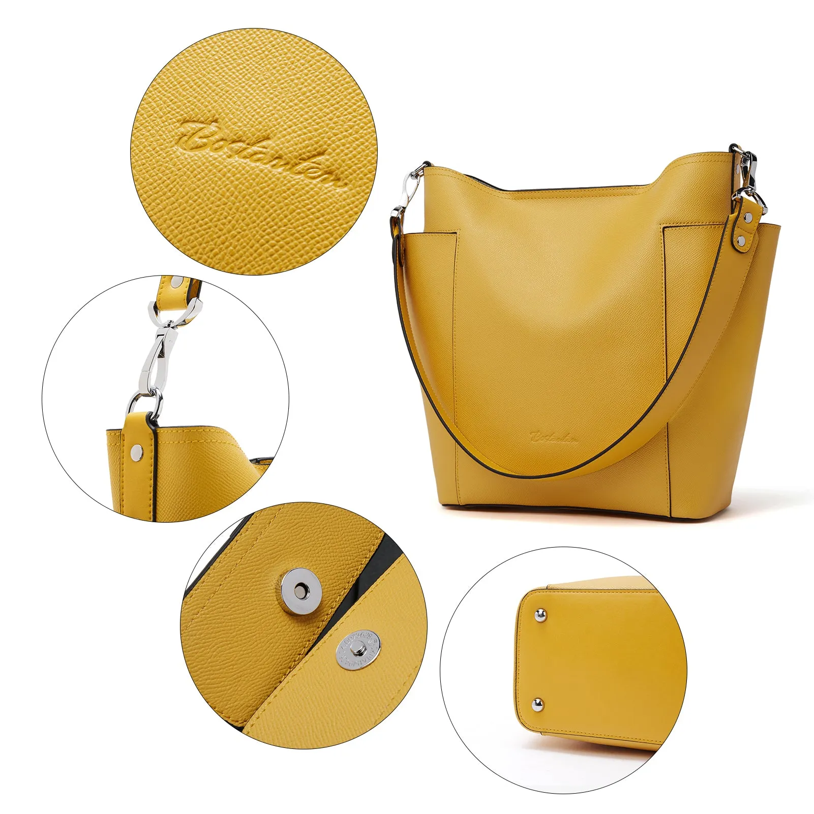 Lotty Functional and Fashionable Buttery Soft Leather Hobo Bag