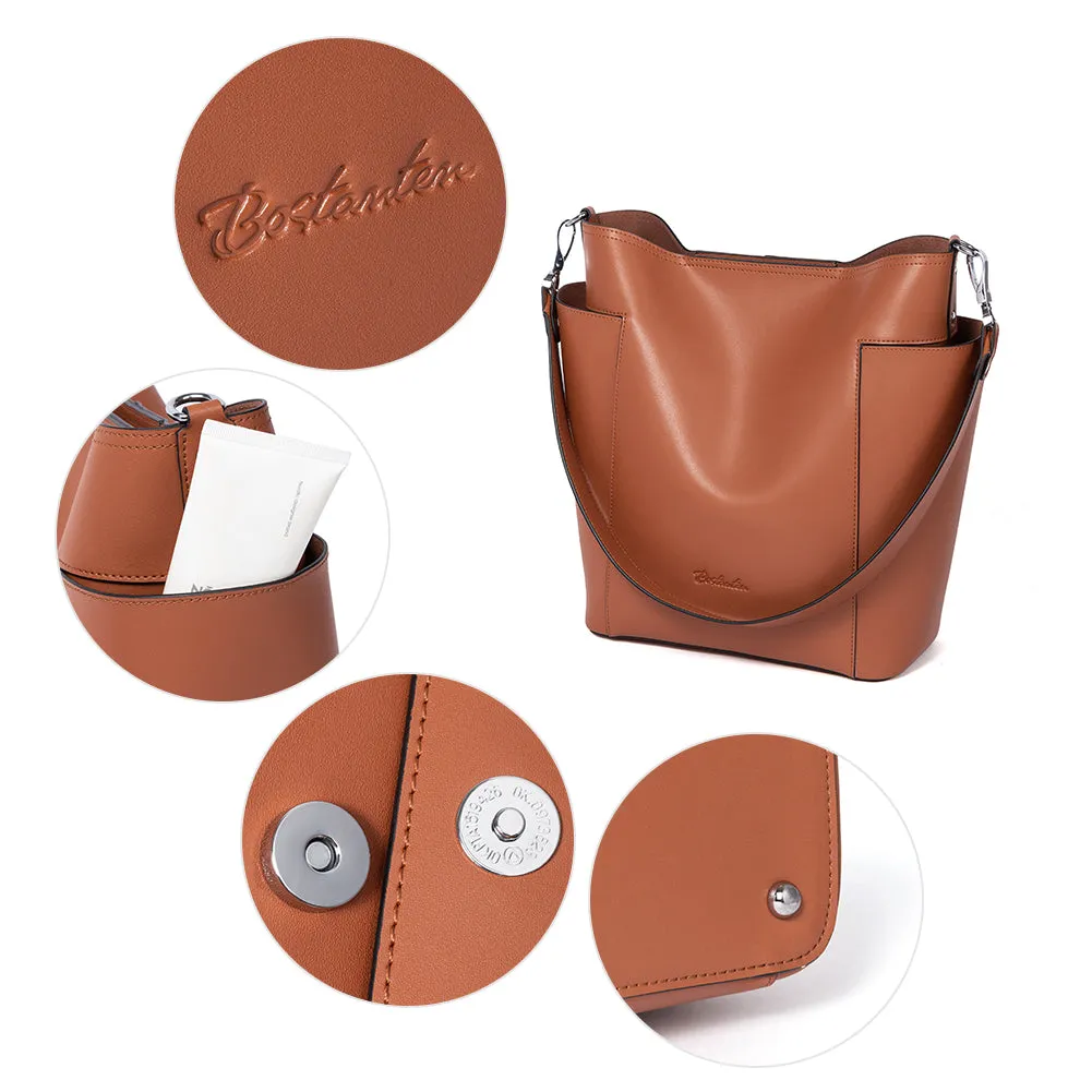 Lotty Functional and Fashionable Buttery Soft Leather Hobo Bag