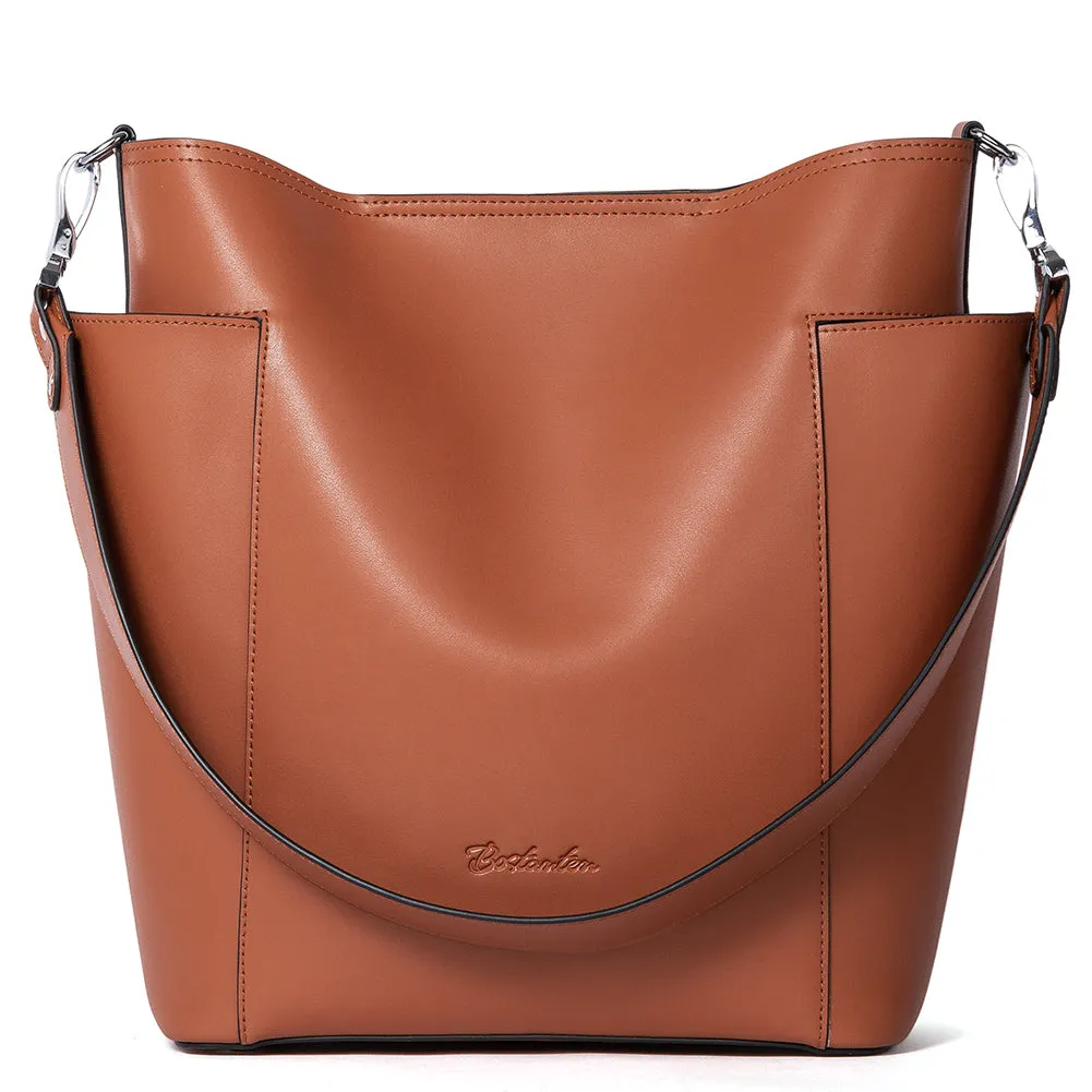 Lotty Functional and Fashionable Buttery Soft Leather Hobo Bag