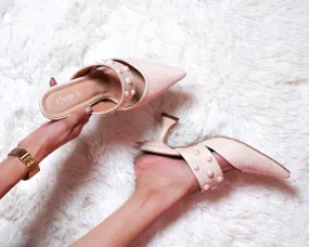 Luxe Pearl Mules for Women