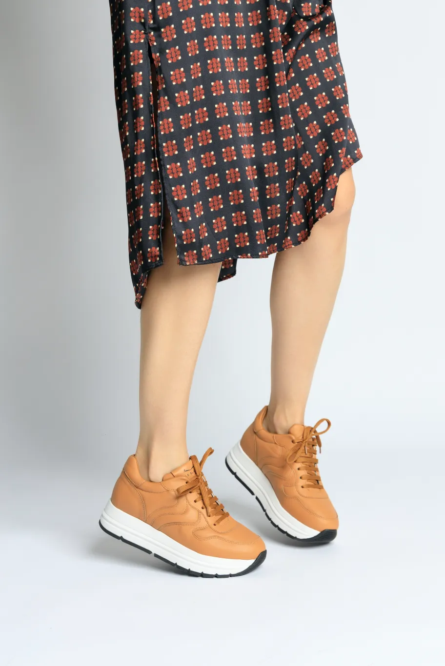 Maran Pump Brown Chunky Sneakers