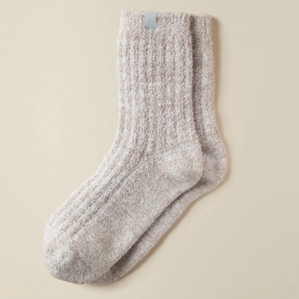 Marshmallow Crew Socks