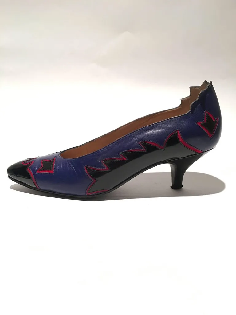 Maud Frizon Purple Pumps