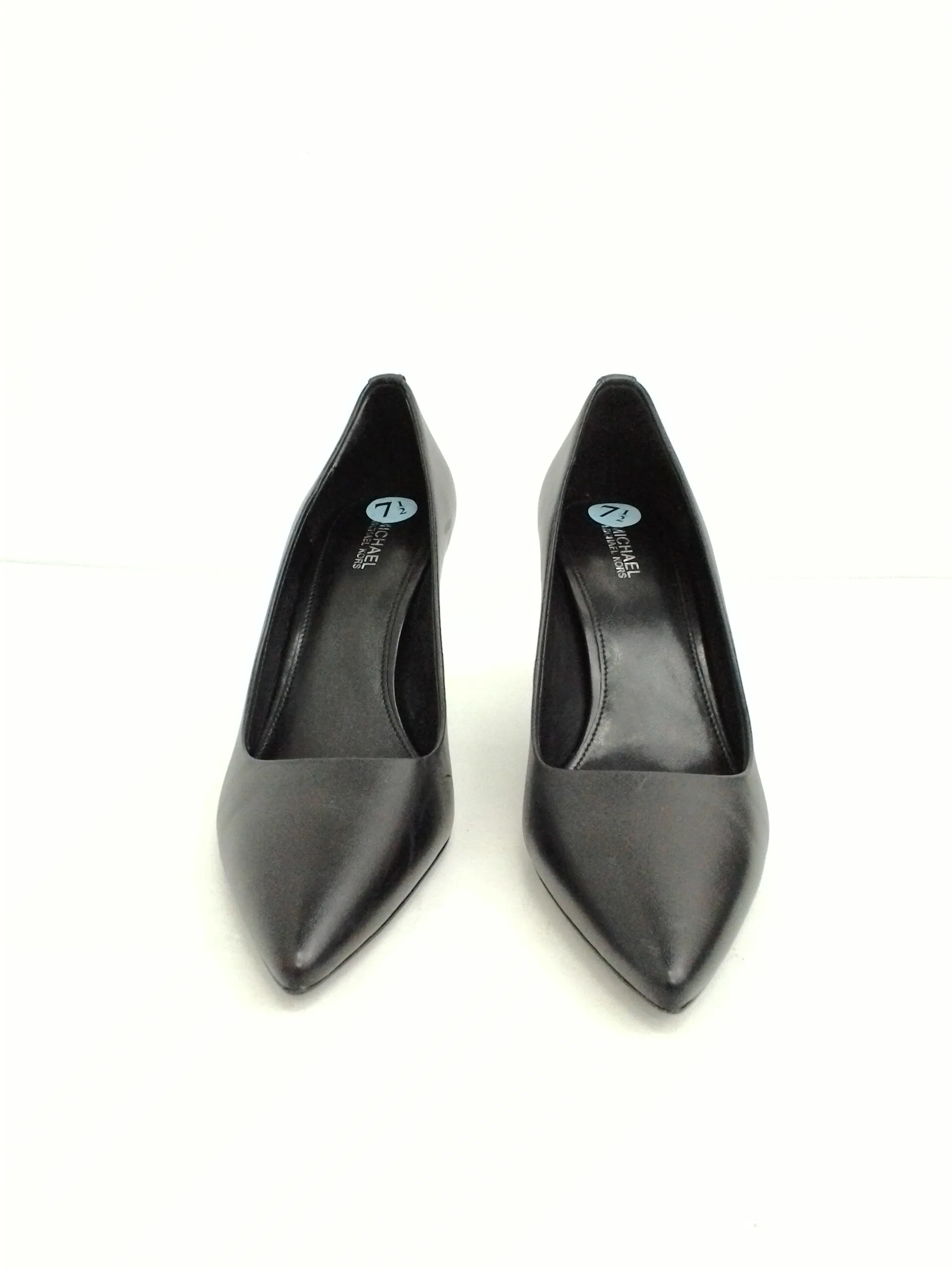 Michael Kors Women's Black Leather Pumps Size 7.5 M