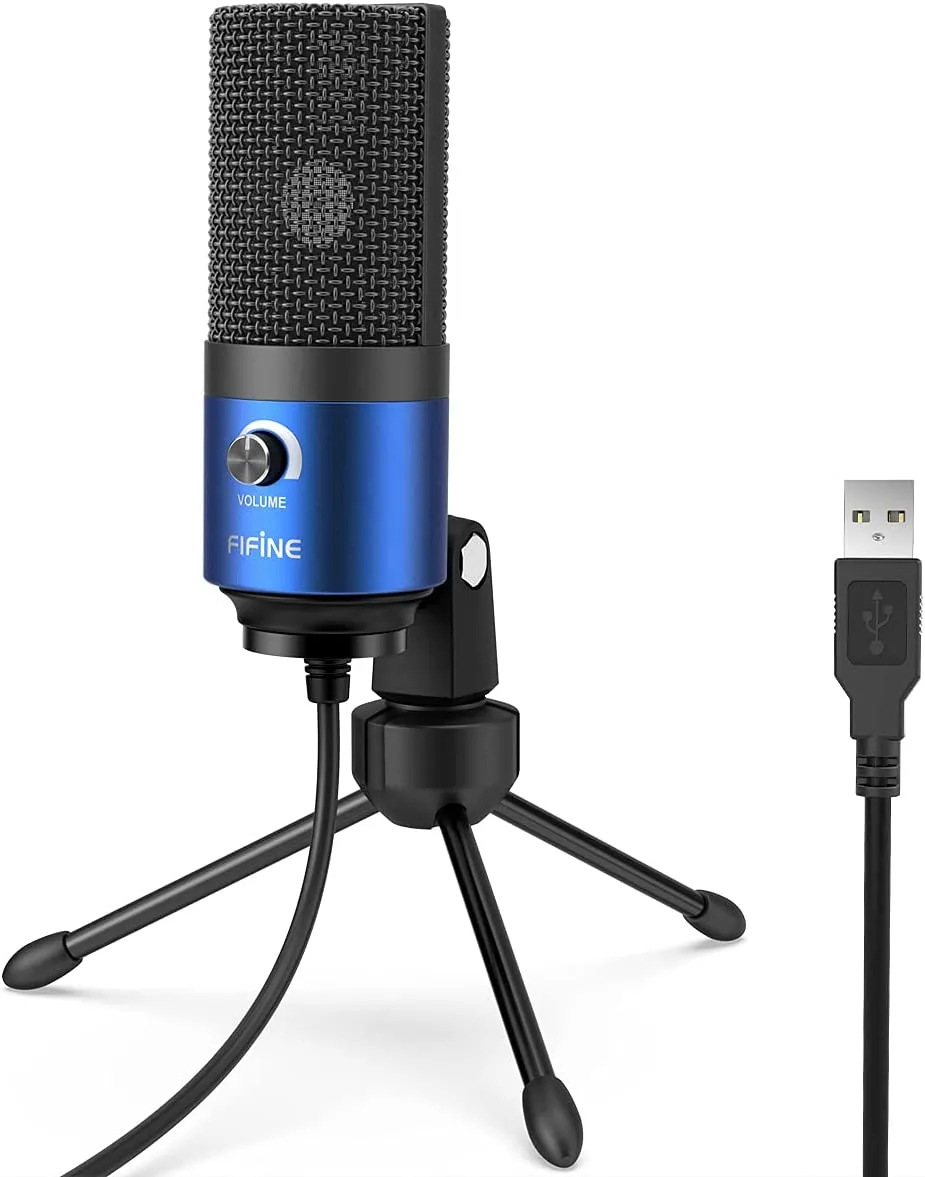 Microphone for PC Desktop (Blue)