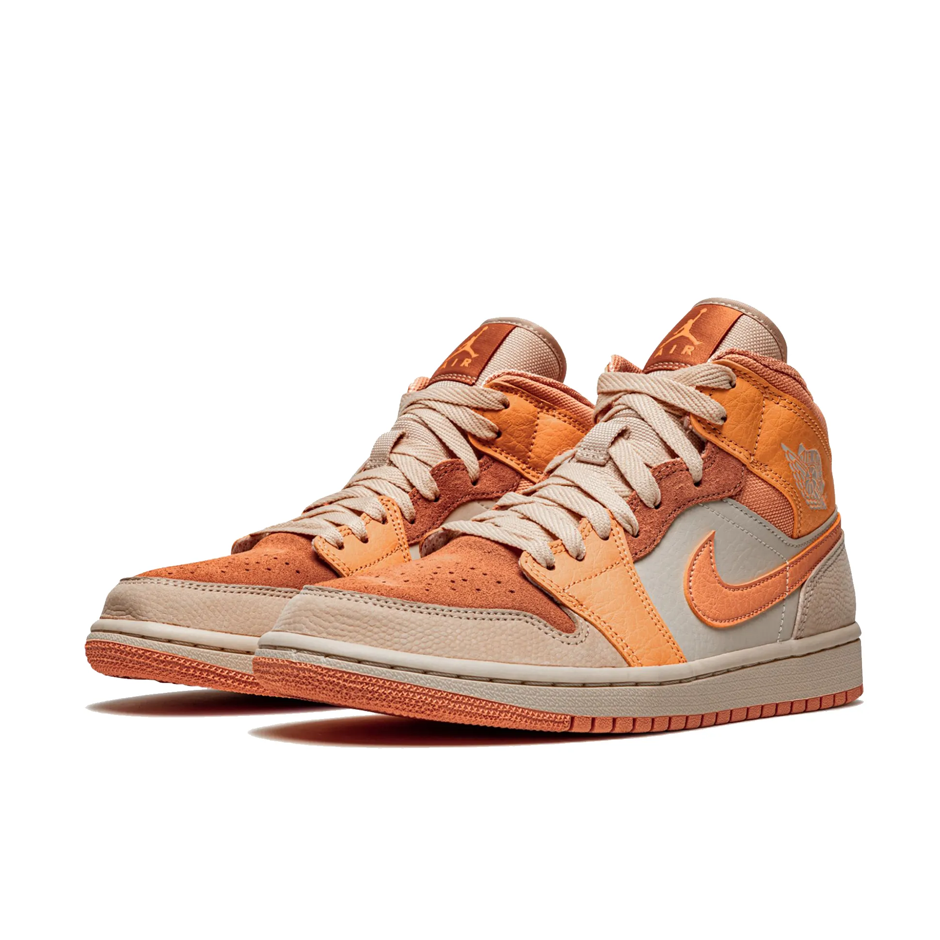 Nike Air Jordan 1 Mid Apricot Orange (W)