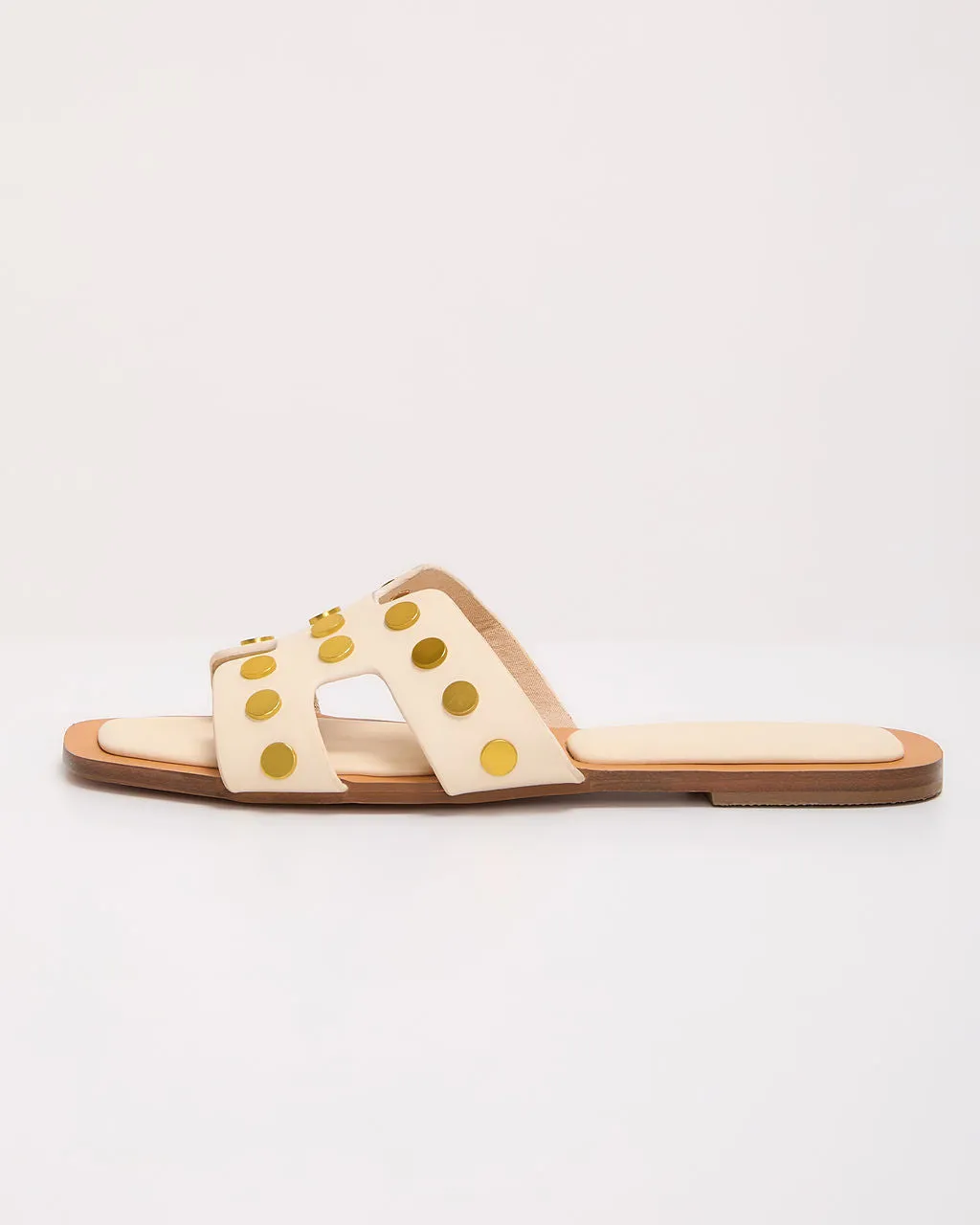 Off the Coast Studded Flat Sandals