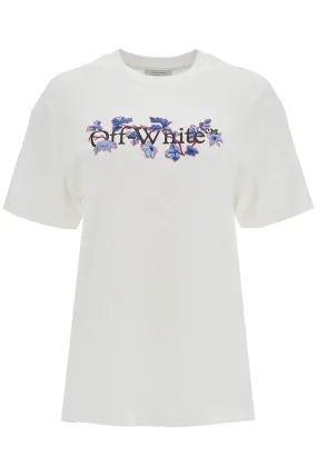 OFF-WHITE flower bookish t