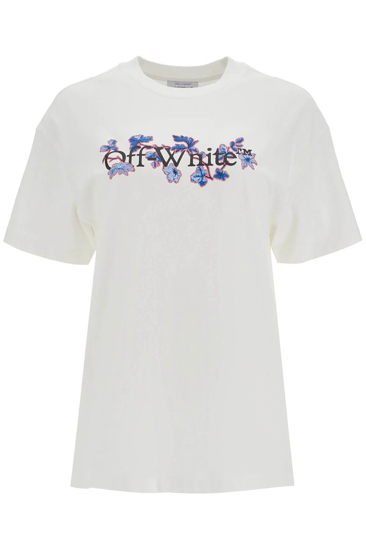 OFF-WHITE flower bookish t