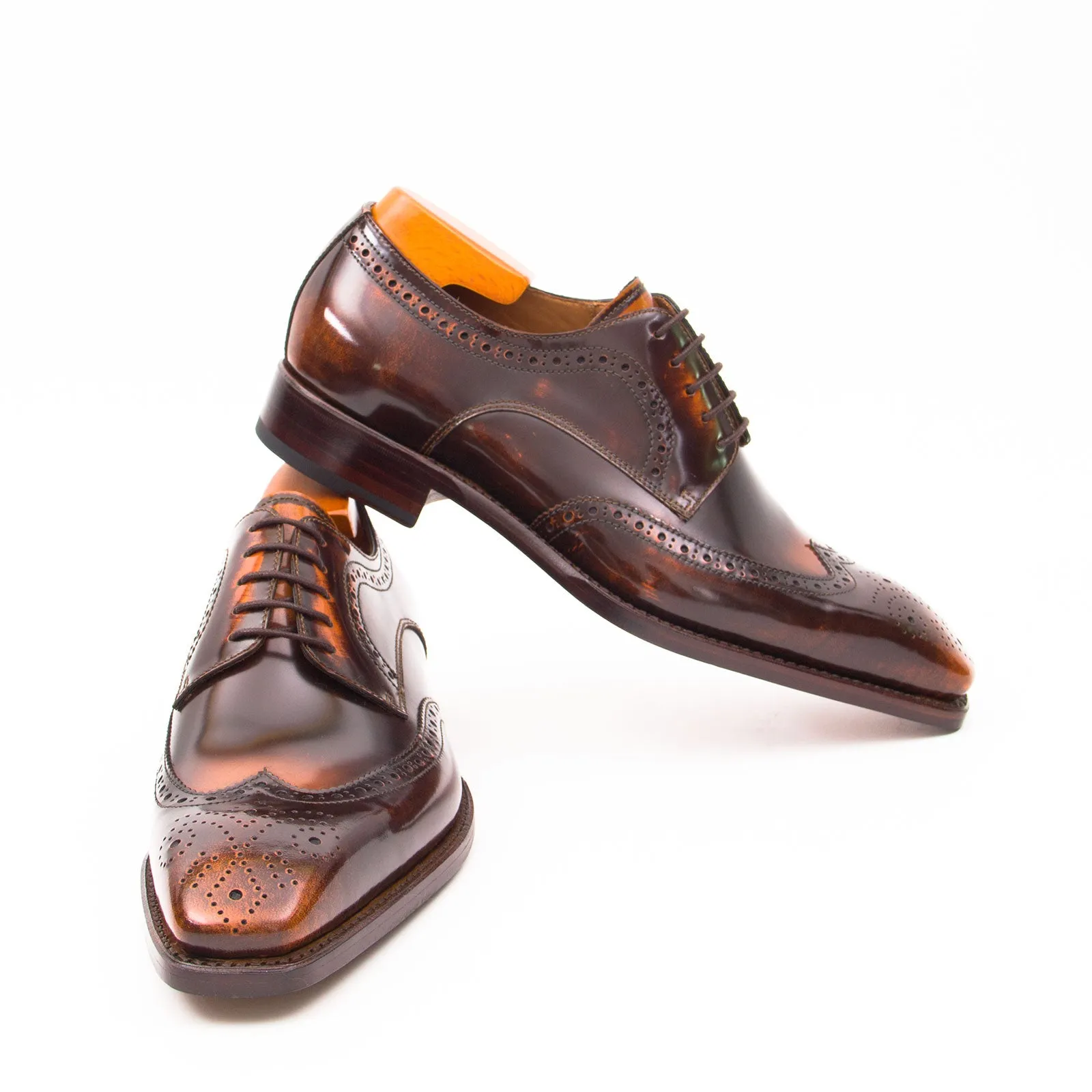 Patent leather goodyear welt dress shoes