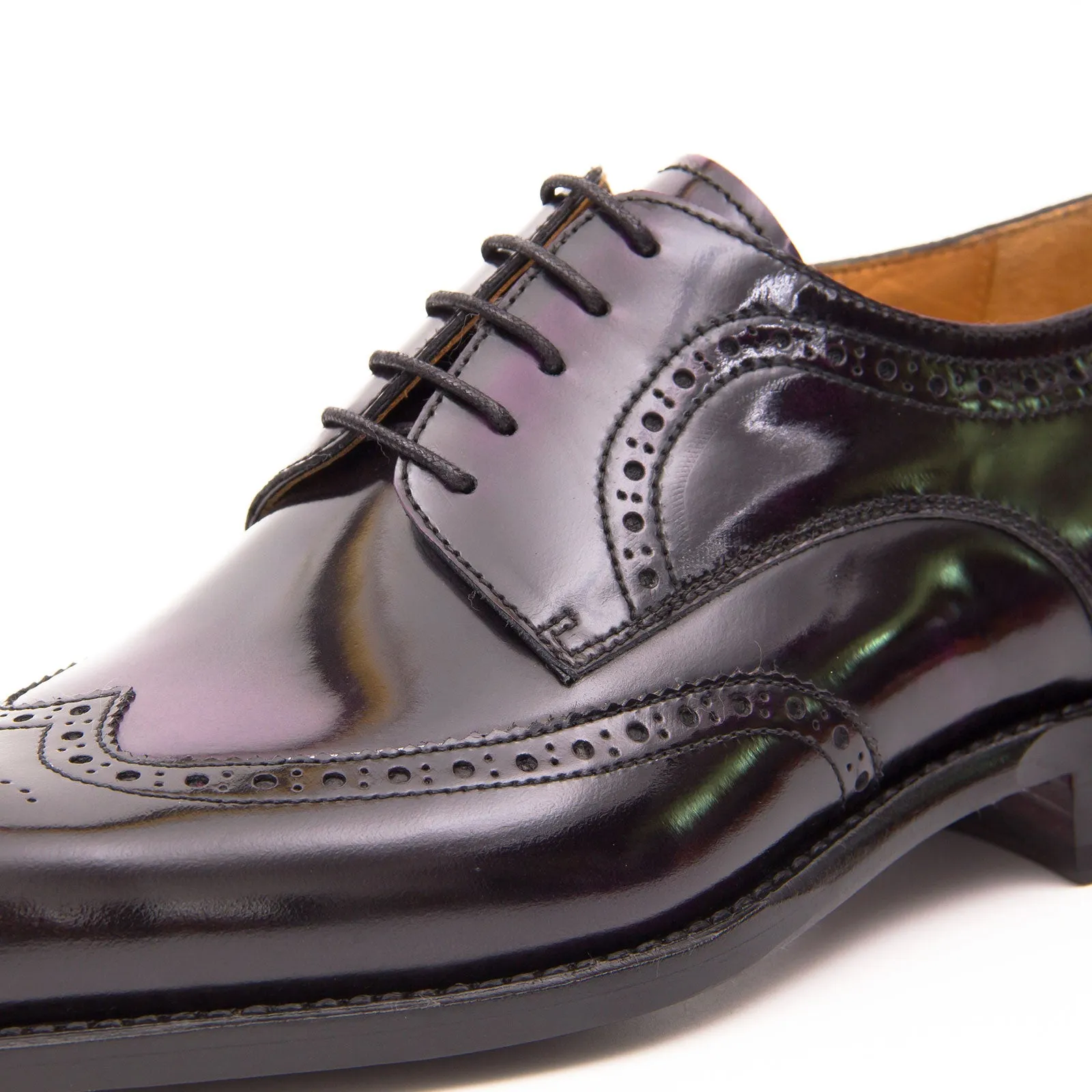 Patent leather goodyear welt dress shoes