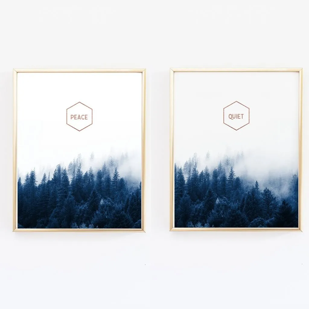 Peace and Quiet Forest Wall Print