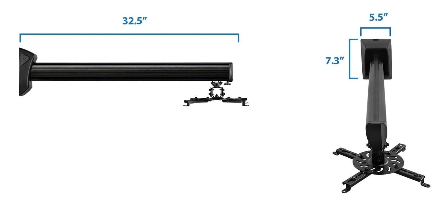 Projector Wall Mount for Short Throw & Standard Projectors