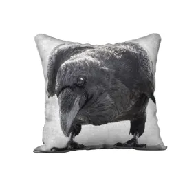 QUOTH THE RAVEN NEVERMORE — Raven Cushion Cover — SALE