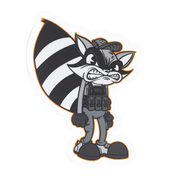 Ratchet Raccoon Team Angry Sticker