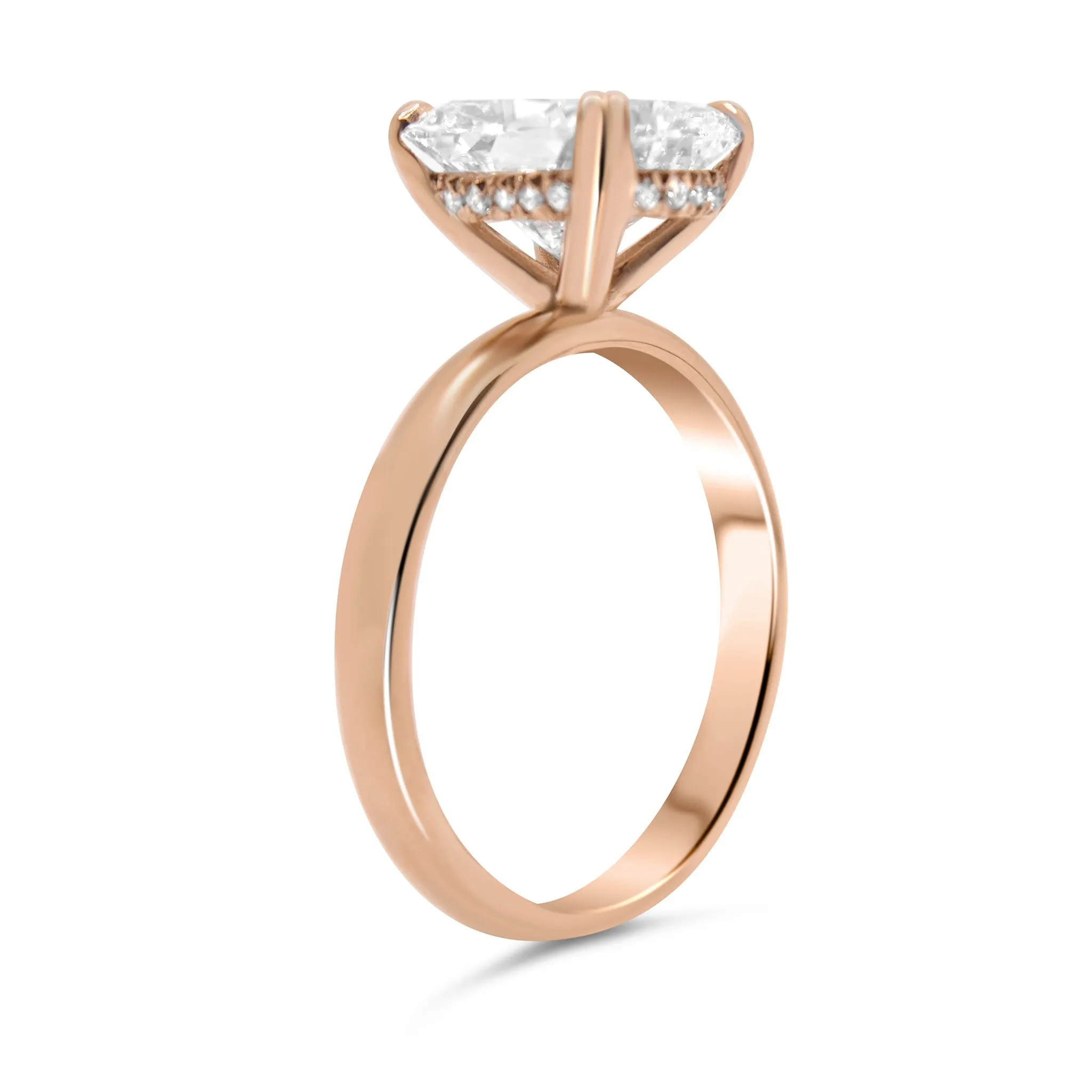 Riley | Elongated Cushion Engagement Ring