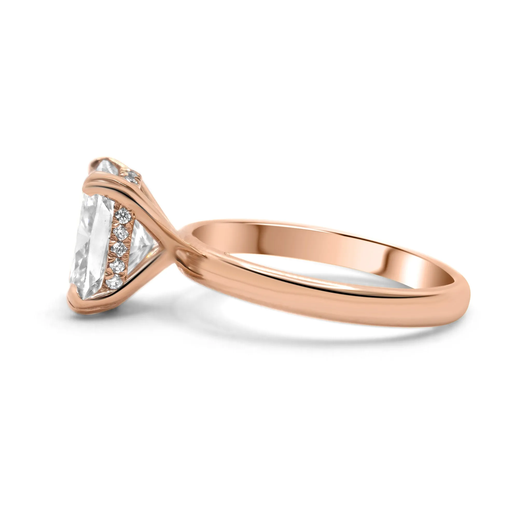 Riley | Elongated Cushion Engagement Ring