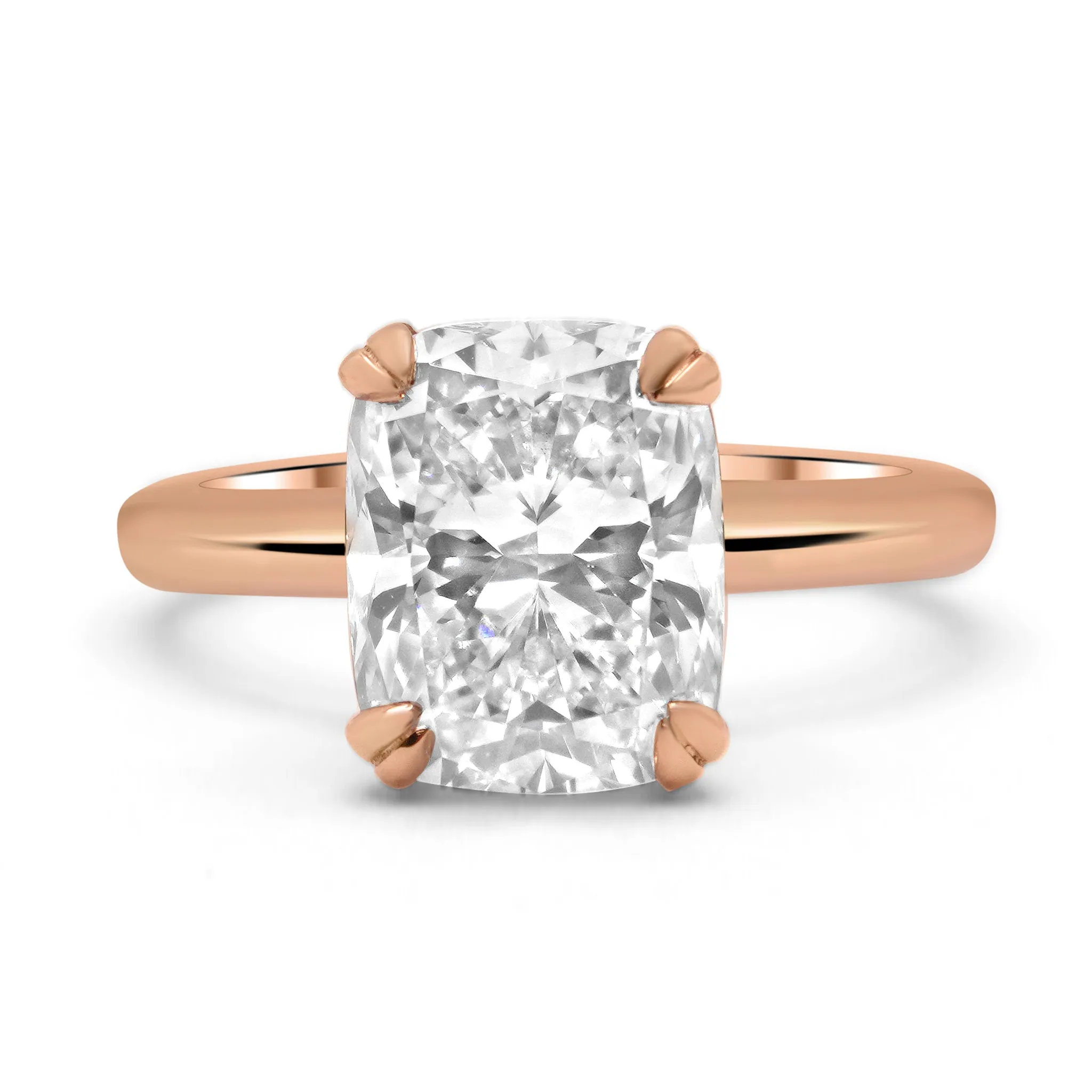 Riley | Elongated Cushion Engagement Ring