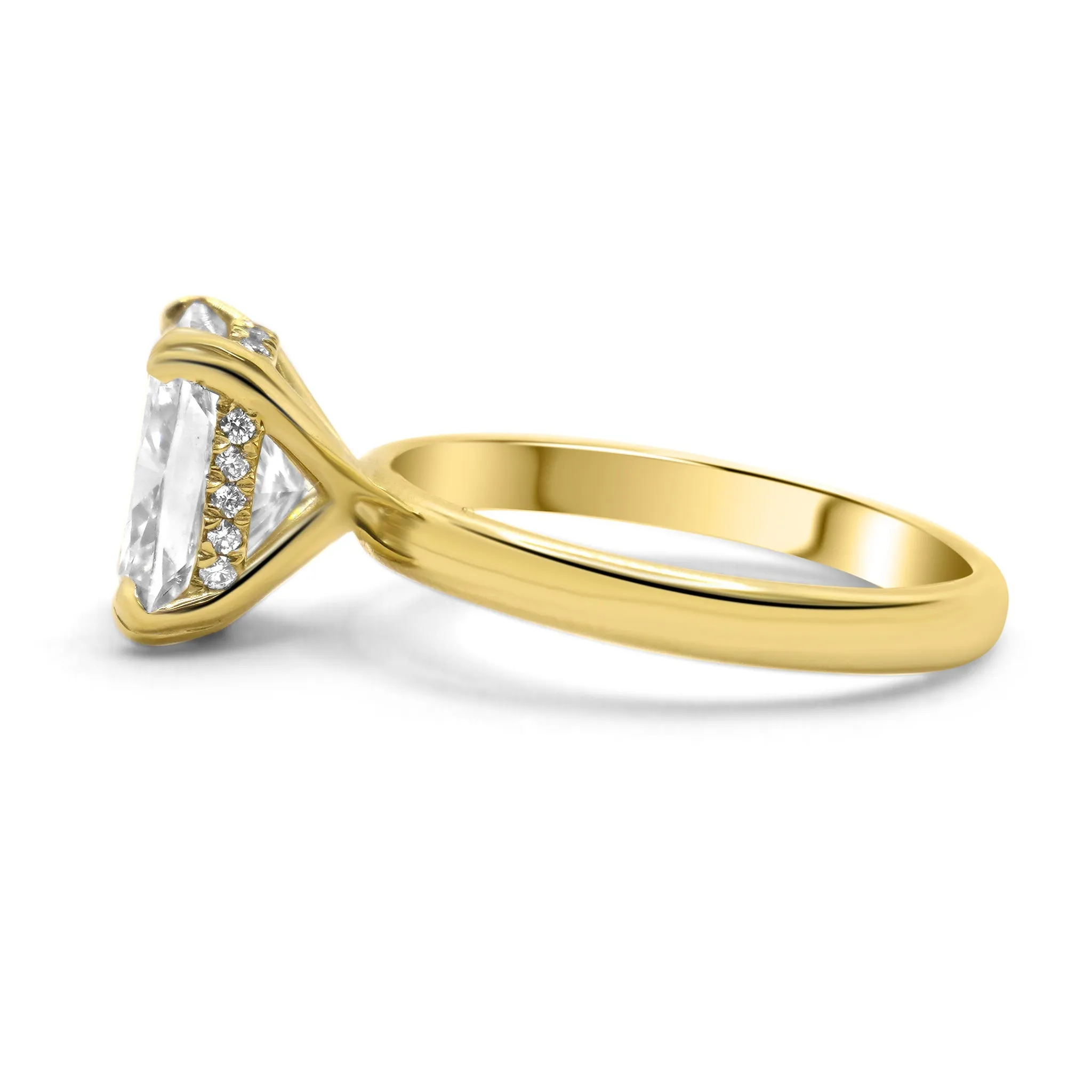 Riley | Elongated Cushion Engagement Ring