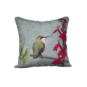 RUFOUS HUMMINGBIRD — Bird Cushion Cover — SALE