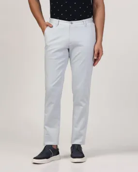 Slim Fit B-91 Casual Sky Blue Solid Khakis - Mark