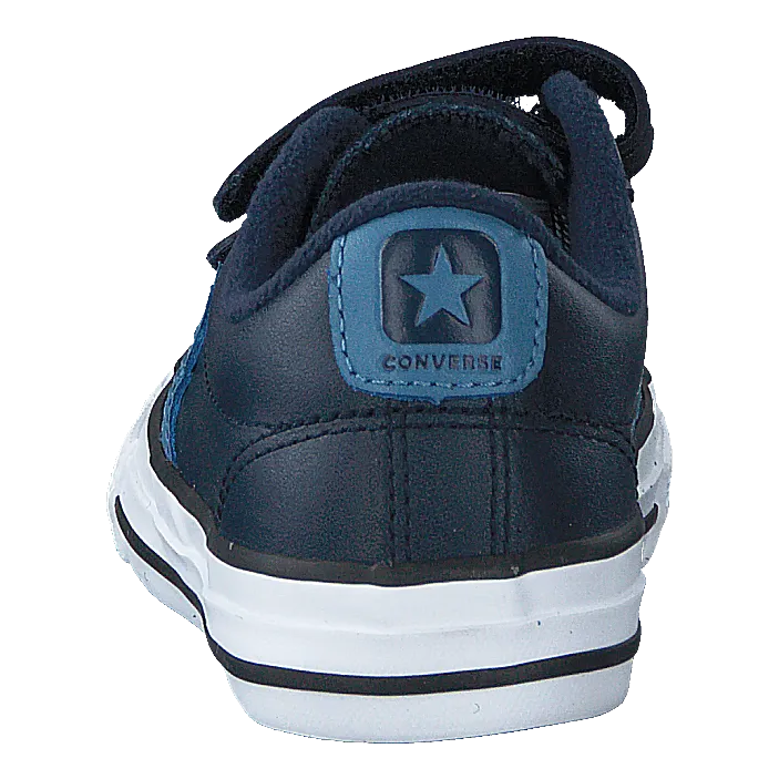 Star Player 3v Leather Ox Obsidian/aegean Storm/white