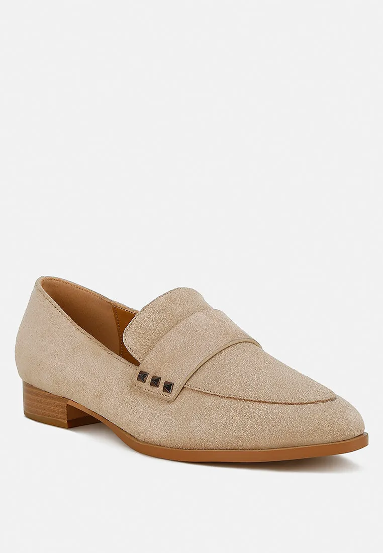 Studded Suede Loafers By Ruw