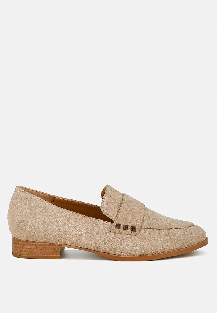 Studded Suede Loafers By Ruw