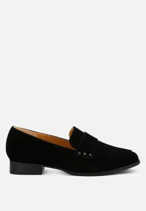 Studded Suede Loafers By Ruw