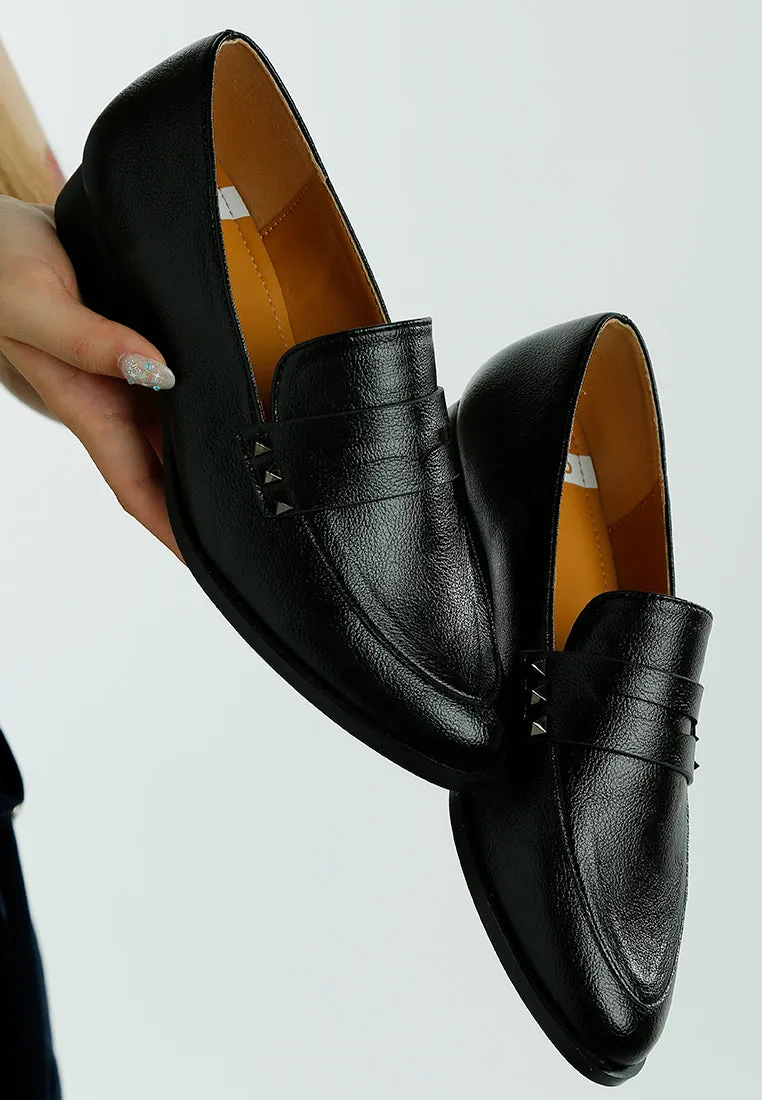 Studded Suede Loafers By Ruw