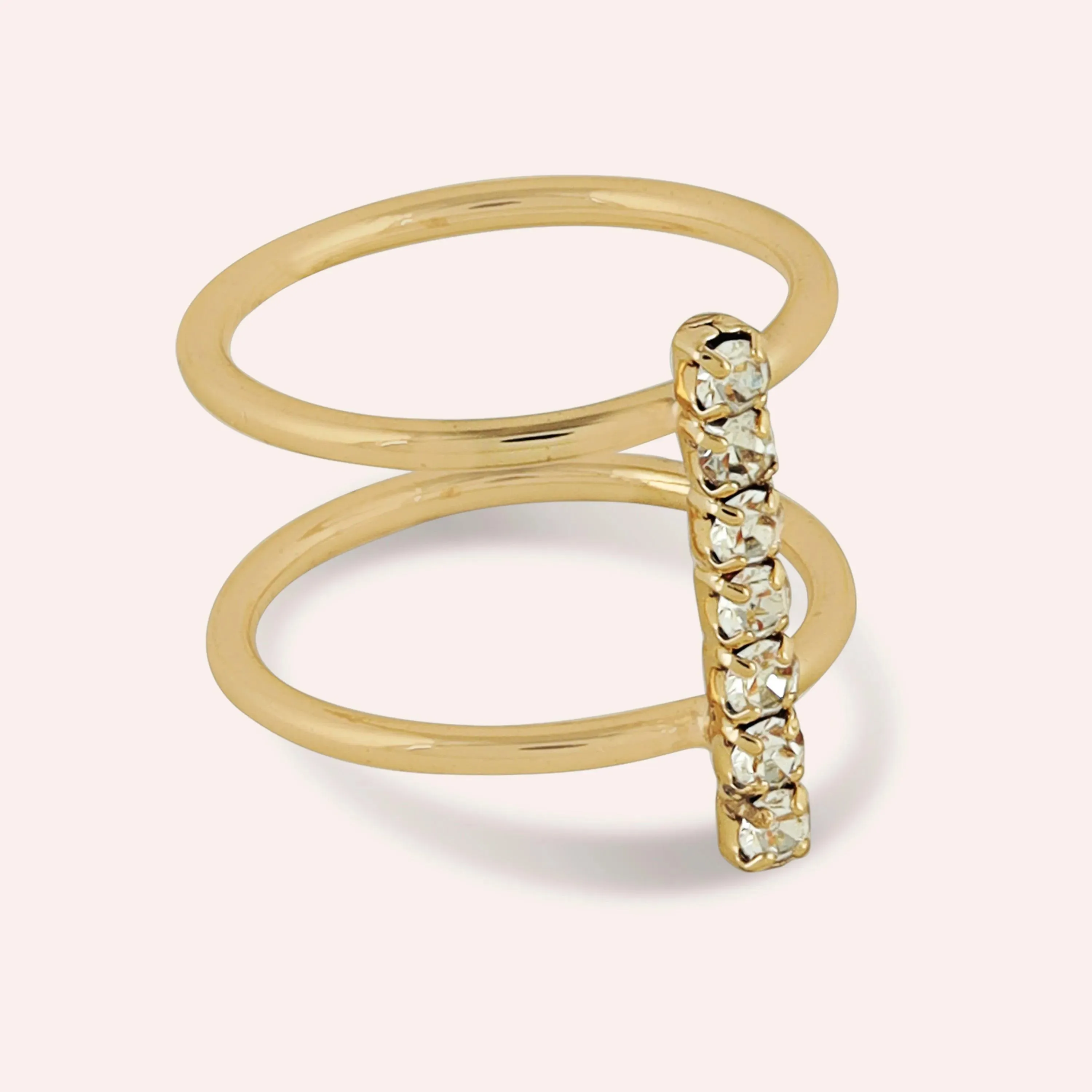 TFC Bloom Bridge Gold Plated Ring