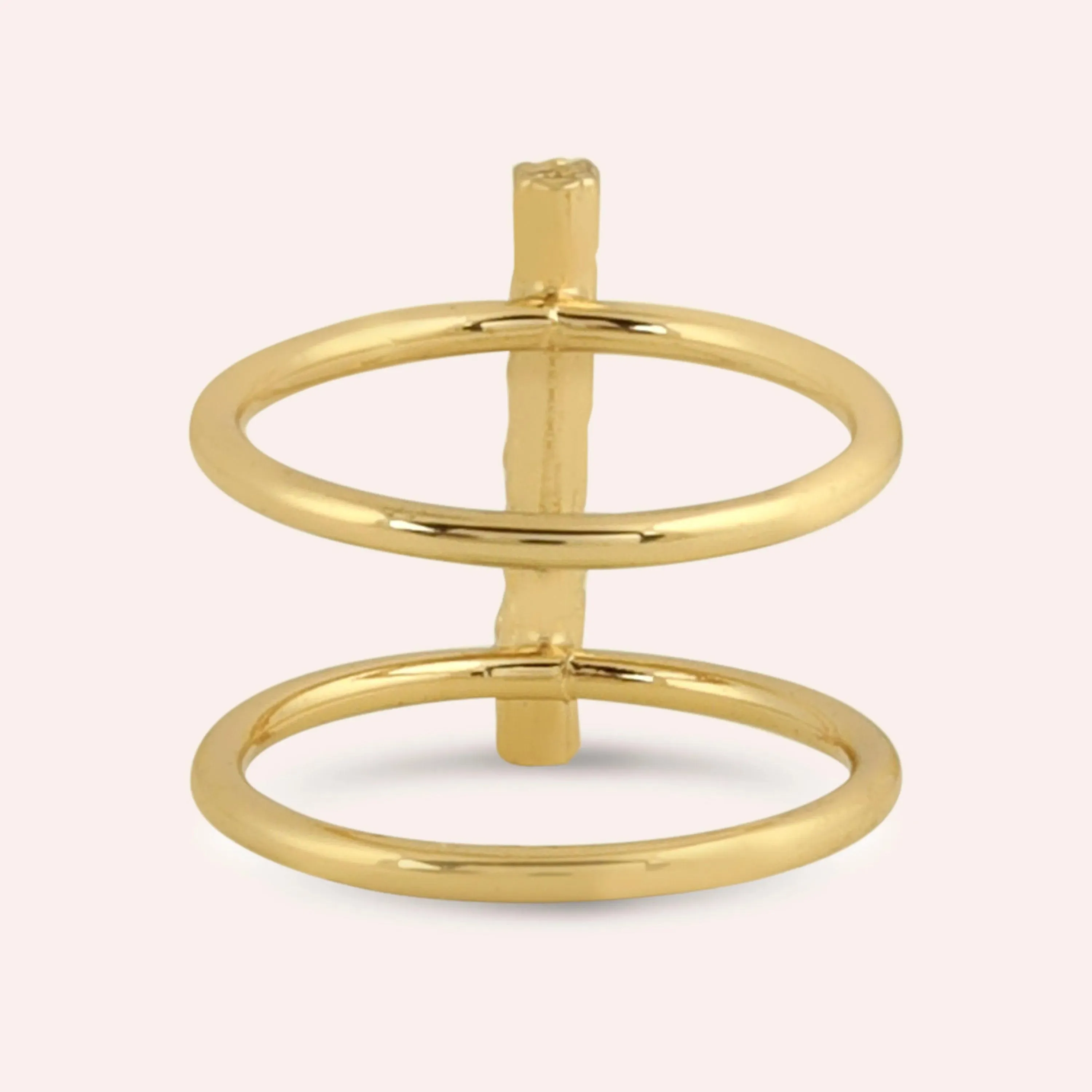 TFC Bloom Bridge Gold Plated Ring