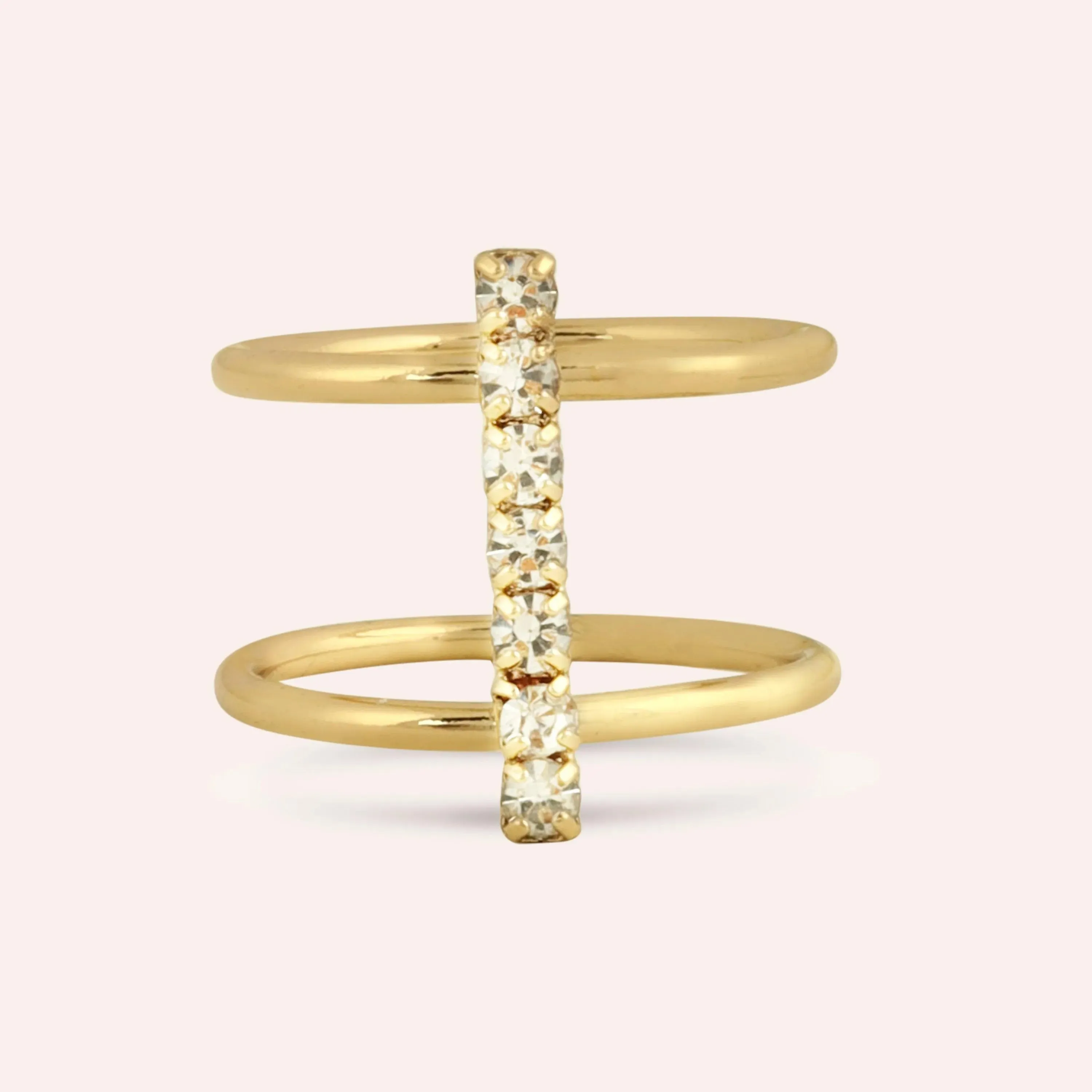 TFC Bloom Bridge Gold Plated Ring