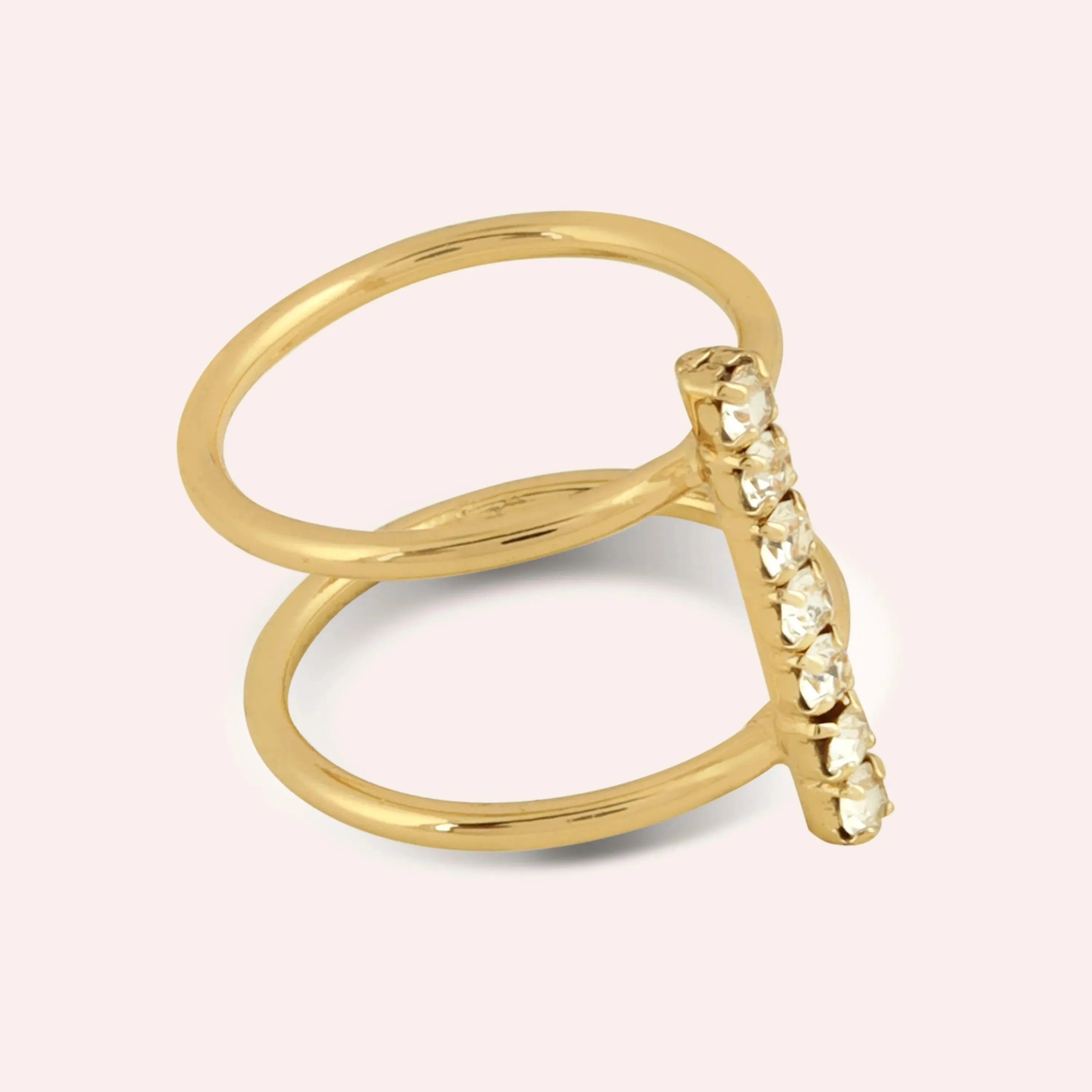 TFC Bloom Bridge Gold Plated Ring