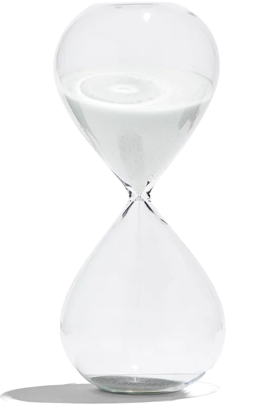 The Almost One Hourglass