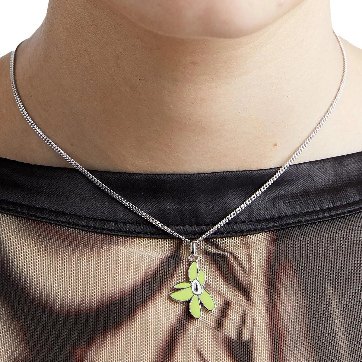 Warped Gestures Necklace 'Limeade'