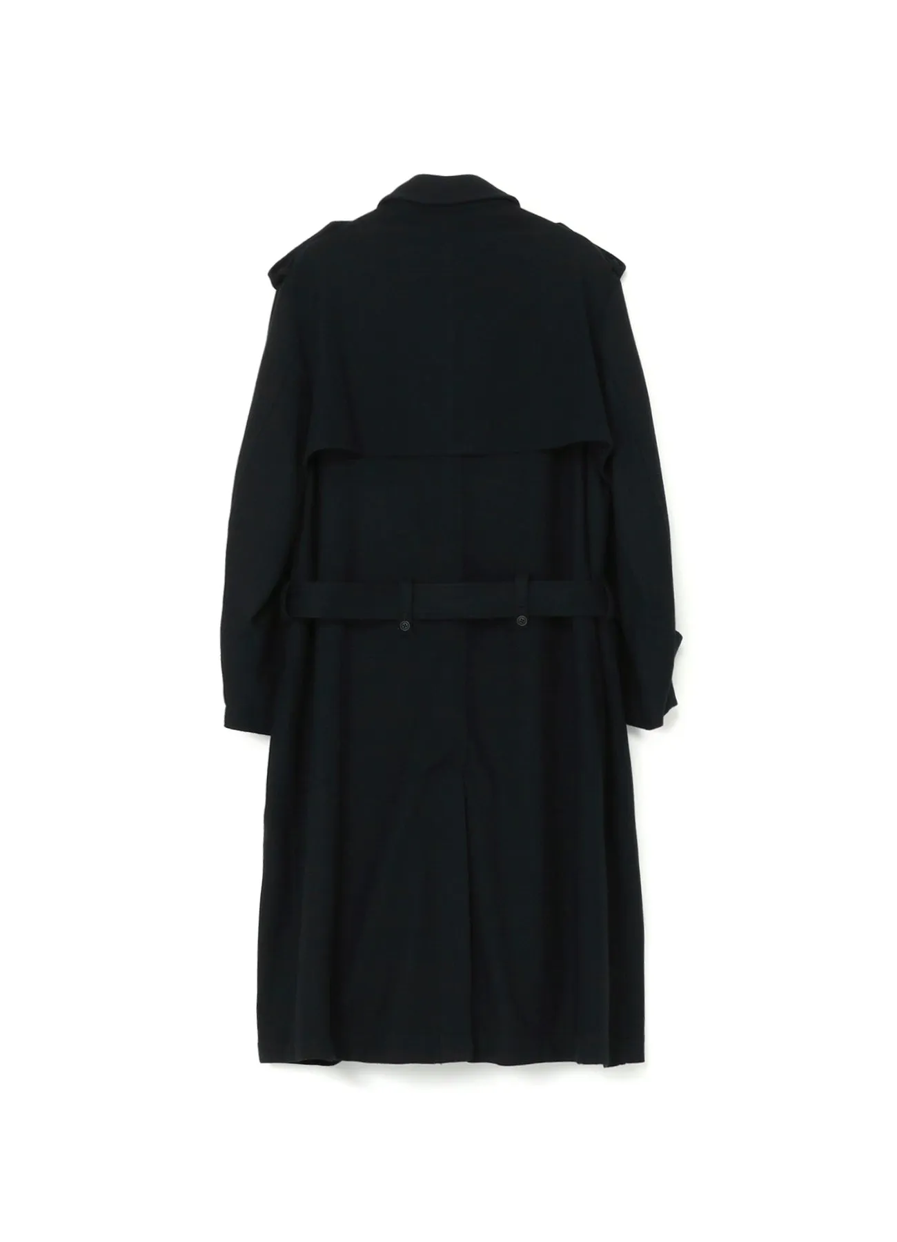 WOOL / NYLON FLANNEL TRENCH COAT