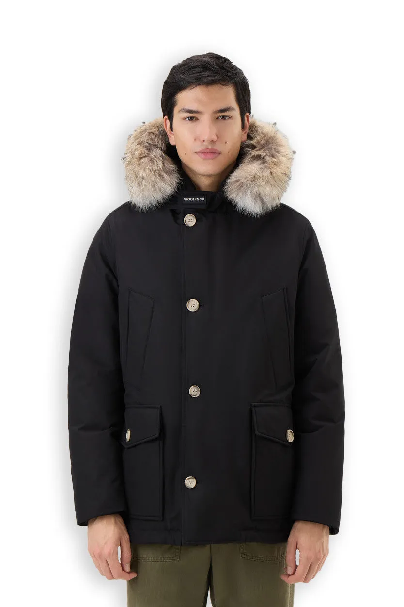 Woolrich Arctic Detachable Fur Anorak Black Men