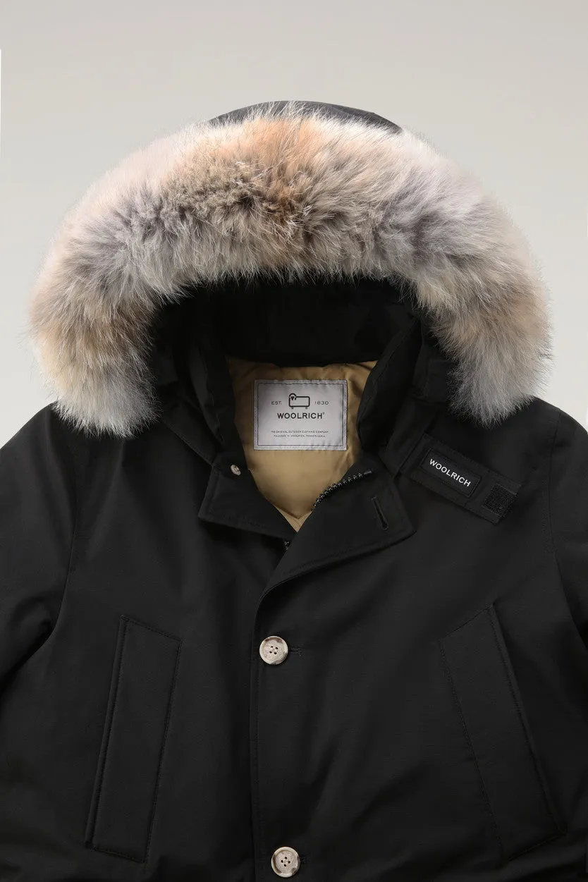 Woolrich Arctic Detachable Fur Anorak Black Men