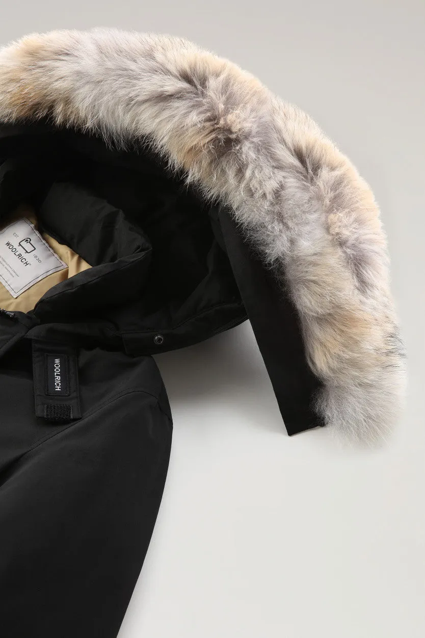 Woolrich Arctic Detachable Fur Anorak Black Men